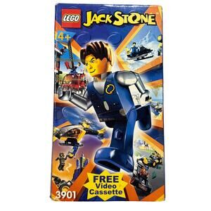 Lego Jack Stone Free Video Cassette Tape 2001 VHS Kidcore retro y2k